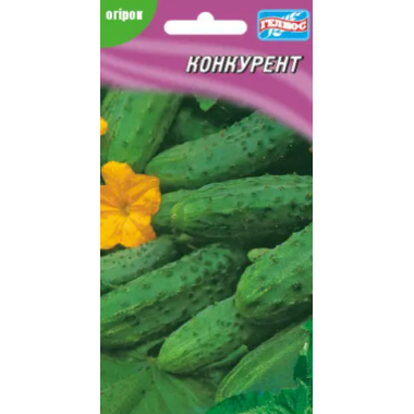 Насіння огірок Конкурент бджолозапильний (1г) опис, характеристики, відгуки