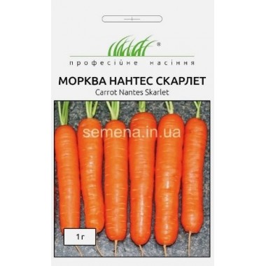 Семена морковь Нантес скарлет (1г) описание, отзывы, характеристики