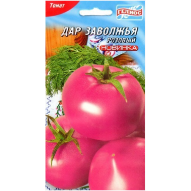 Насіння томат Дар Заволжя рожевий (25 насінин) опис, характеристики, відгуки