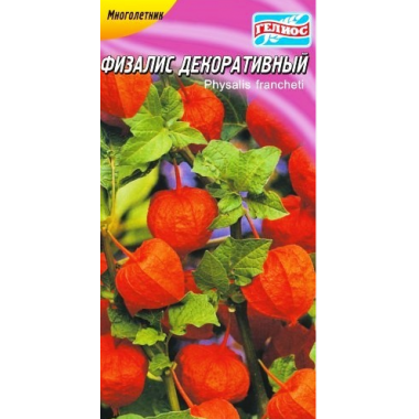 Насіння фізаліс декоративний Китайські ліхтарики (0,1г) опис, характеристики, відгуки