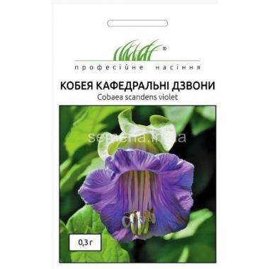 Насіння Кобея Кафедральні дзвони (0,3г) опис, характеристики, відгуки