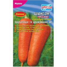 Семена инкрустированные морковь Шансон (2000 сем.)