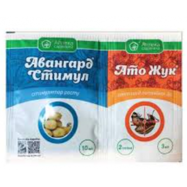 інсектицид Ато Жук (3мл) + стимулятор Авнгард (10мл) опис, характеристики, відгуки