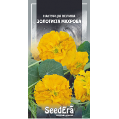 Насіння настурція велика махрова Золотиста (1,5г)