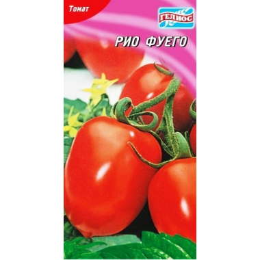 Насіння томат Ріо фуєго низькорослий сливка 100-110г (30 насінин) опис, характеристики, відгуки