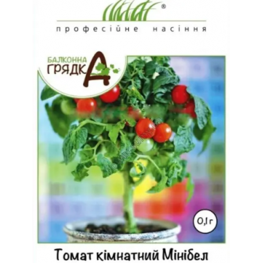 Семена томат комнатный Минибел низкорослый сверхранний 15-25г (0,1г) описание, отзывы, характеристики