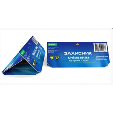 Захисник - клейова пастка для тарганів та мурах опис, характеристики, відгуки