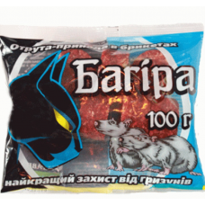 Инсектицид Багира для уничтожения мышей и крыс (100г)
