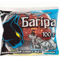 Инсектицид Багира для уничтожения мышей и крыс (100г)