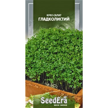 Семена салат Кресс гладколистый (1г) описание, отзывы, характеристики