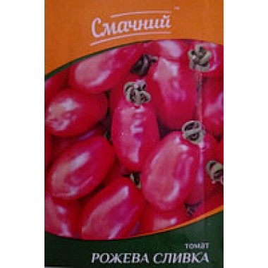 Насіння томат Рожева сливка (0,2г) опис, характеристики, відгуки