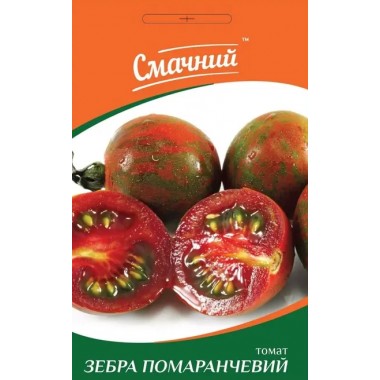 Семена томат Зебра оранжевая (0,2г) описание, отзывы, характеристики