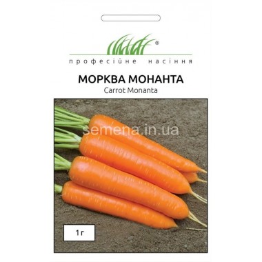 Семена морковь Монанта (1г) описание, отзывы, характеристики