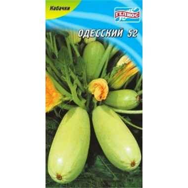 Семена кабачок Одеский 52 светло-зеленый (максипакет 20г) описание, отзывы, характеристики